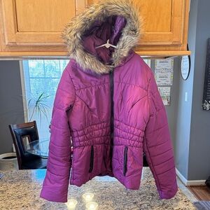 Pink Envelope Vibrant Purple Outerwear